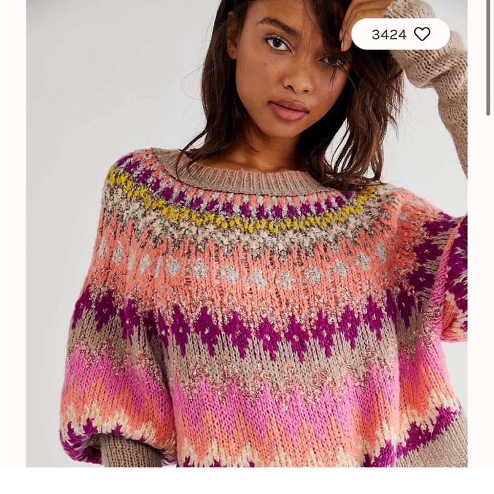 Free People Home for The Holidays Raspberry Combo